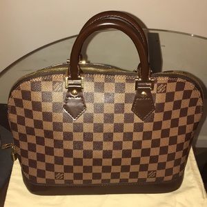 Louis Vuitton Alma Damier Handbag
